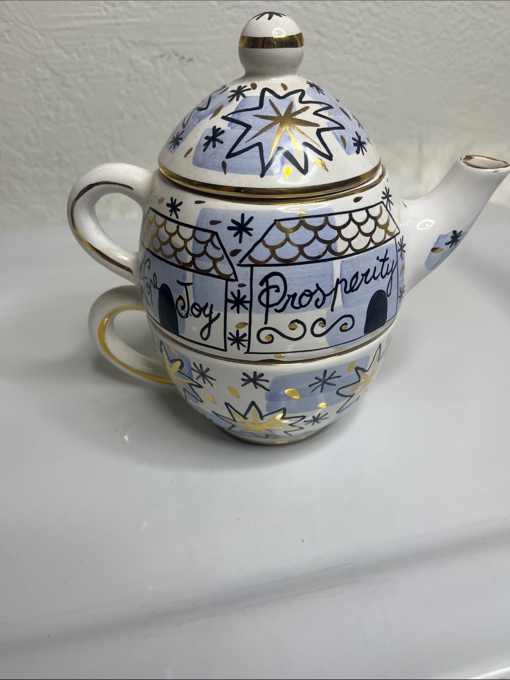 Starbucks Vintage 1998 "Tea for One" hand-painted from Italy